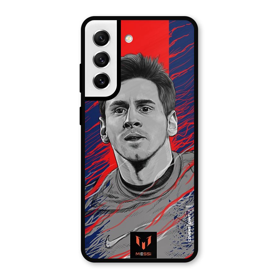 Messi For FCB Metal Back Case for Galaxy S21 FE 5G