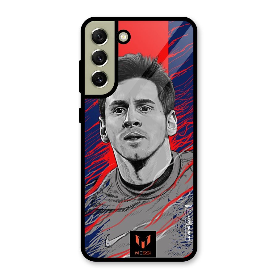 Messi For FCB Metal Back Case for Galaxy S21 FE 5G (2023)