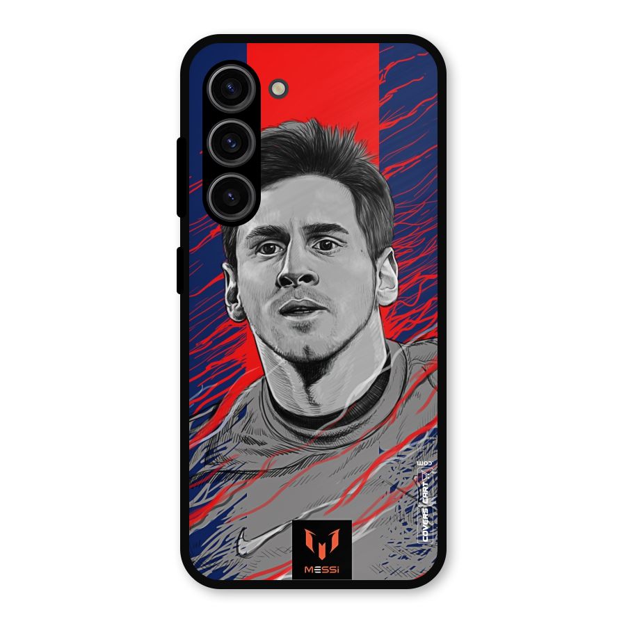 Messi For FCB Metal Back Case for Galaxy S23