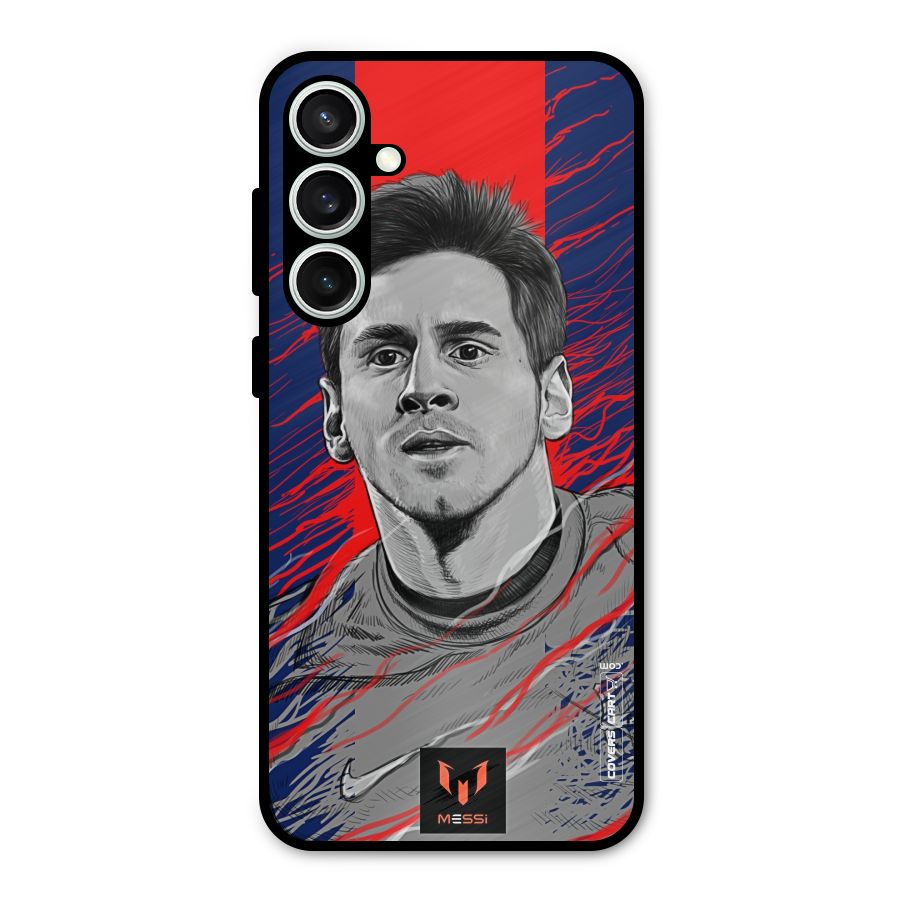 Messi For FCB Metal Back Case for Galaxy S23 FE
