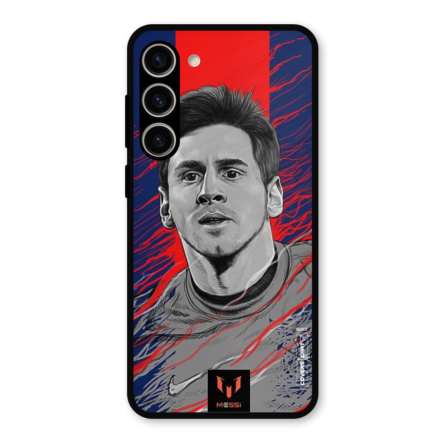 Messi For FCB Metal Back Case for Galaxy S23 Plus