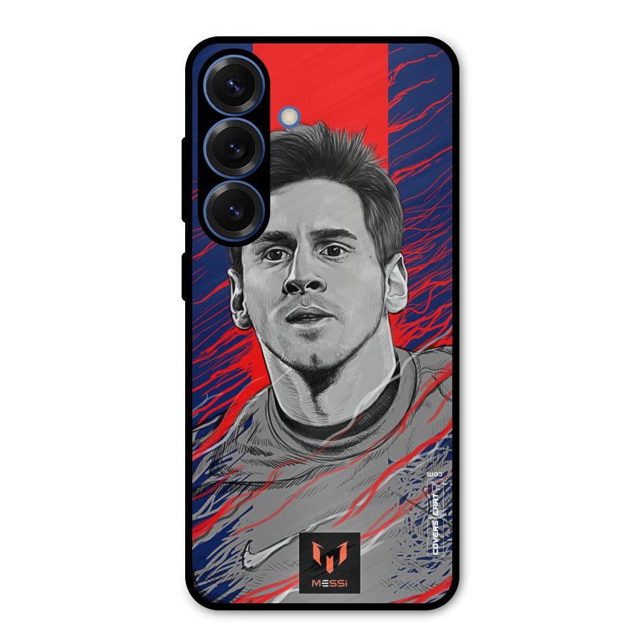 Messi For FCB Metal Back Case for Galaxy S25