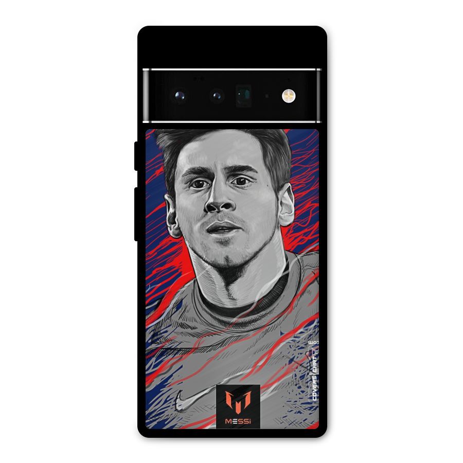 Messi For FCB Metal Back Case for Google Pixel 6 Pro