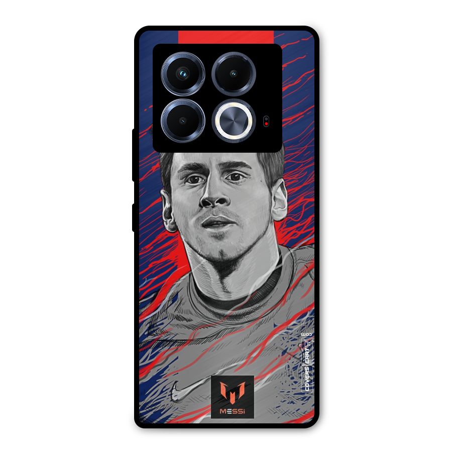 Messi For FCB Metal Back Case for Infinix Note 40 5G