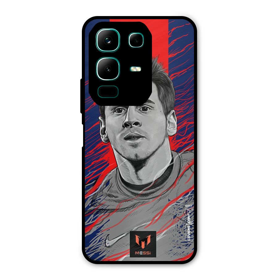 Messi For FCB Metal Back Case for Infinix Note 50x