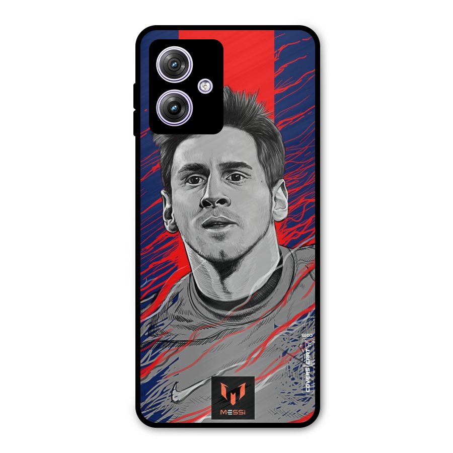 Messi For FCB Metal Back Case for Moto G64