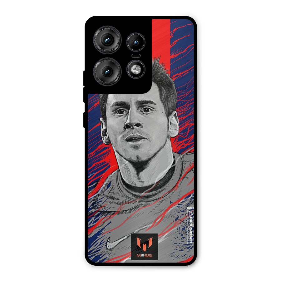 Messi For FCB Metal Back Case for Motorola Edge 50 Pro