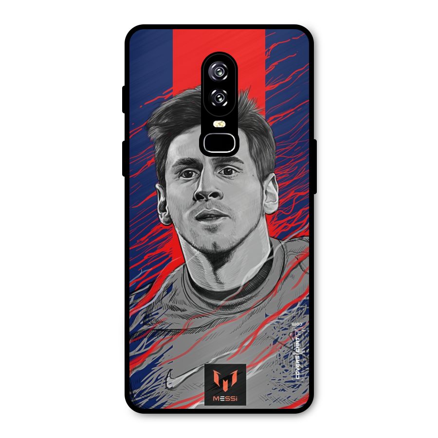 Messi For FCB Metal Back Case for OnePlus 6