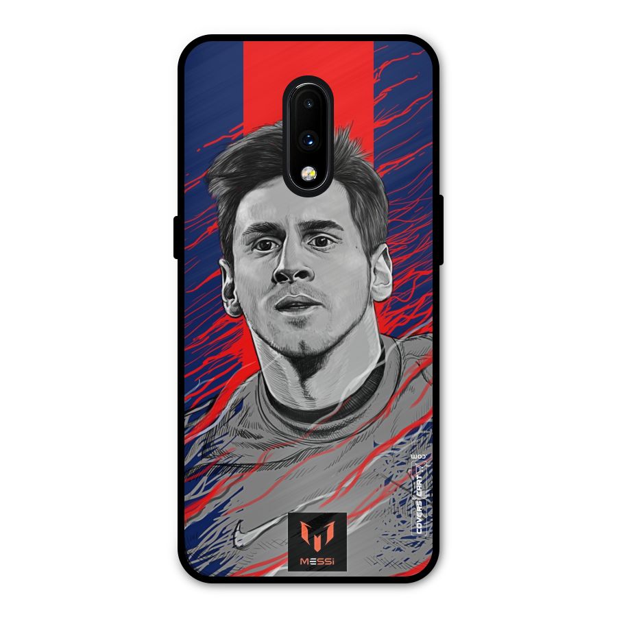 Messi For FCB Metal Back Case for OnePlus 7