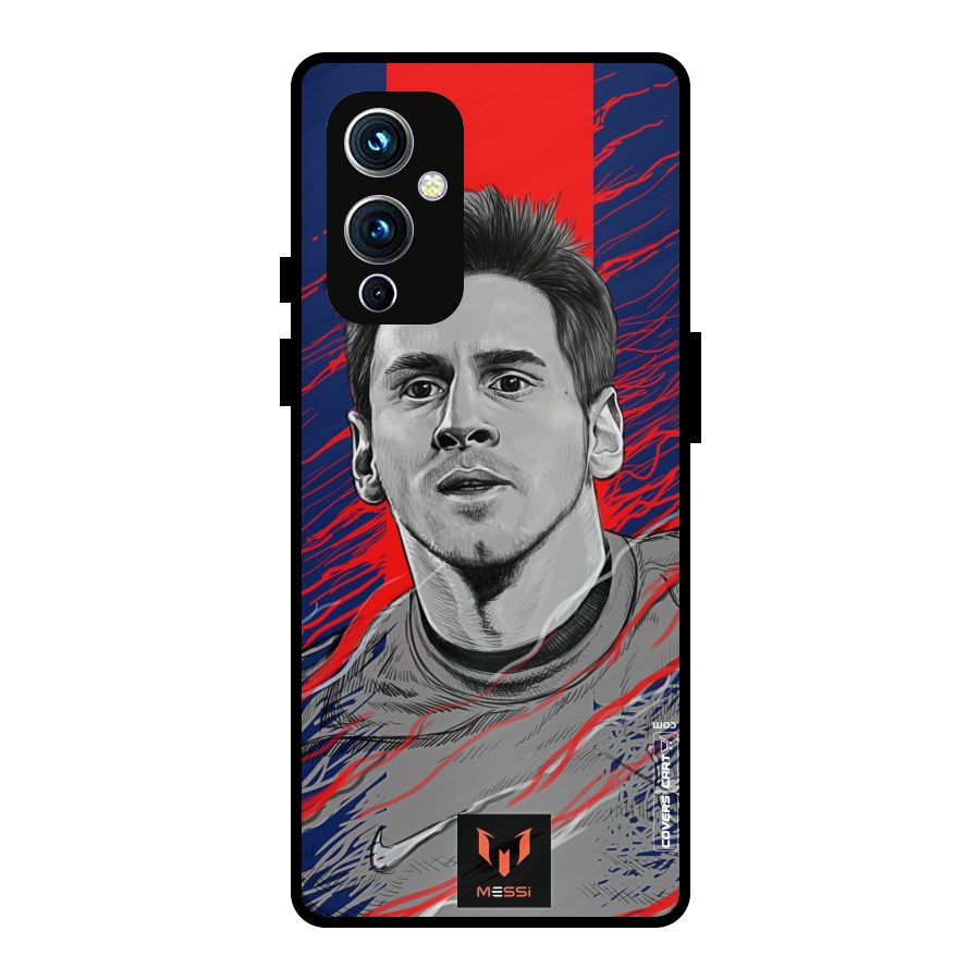 Messi For FCB Metal Back Case for OnePlus 9