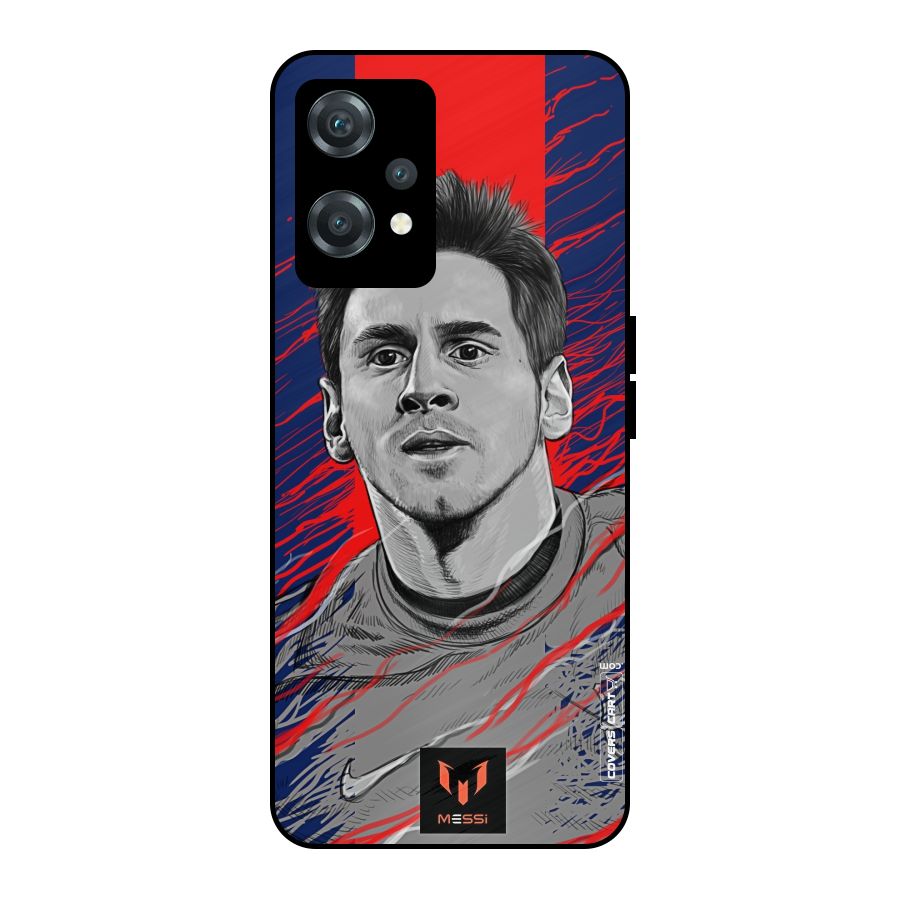 Messi For FCB Metal Back Case for OnePlus Nord CE 2 Lite 5G
