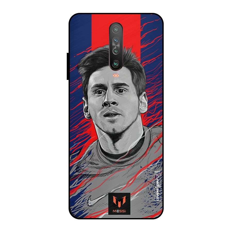 Messi For FCB Metal Back Case for Poco X2