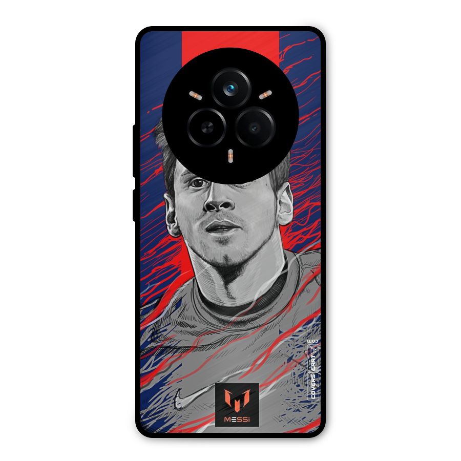 Messi For FCB Metal Back Case for Realme 14 Pro Plus