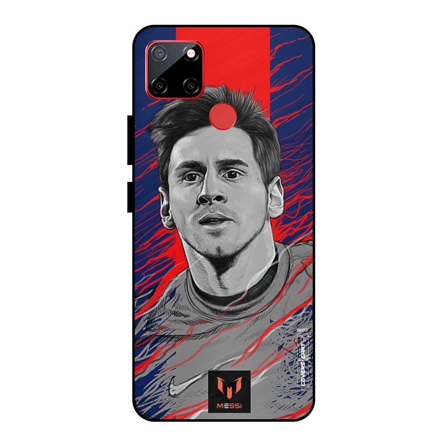 Messi For FCB Metal Back Case for Realme C12