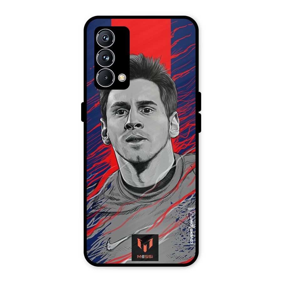 Messi For FCB Metal Back Case for Realme GT Master Edition