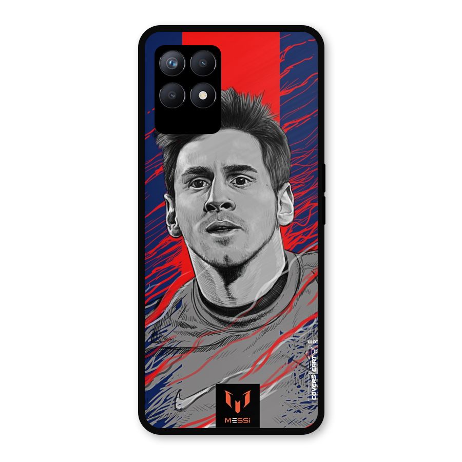 Messi For FCB Metal Back Case for Realme Narzo 50