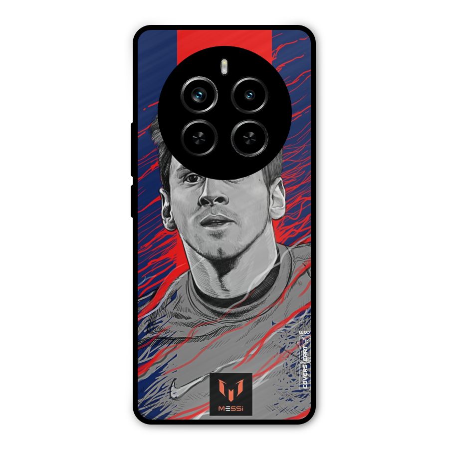 Messi For FCB Metal Back Case for Realme P1 Pro
