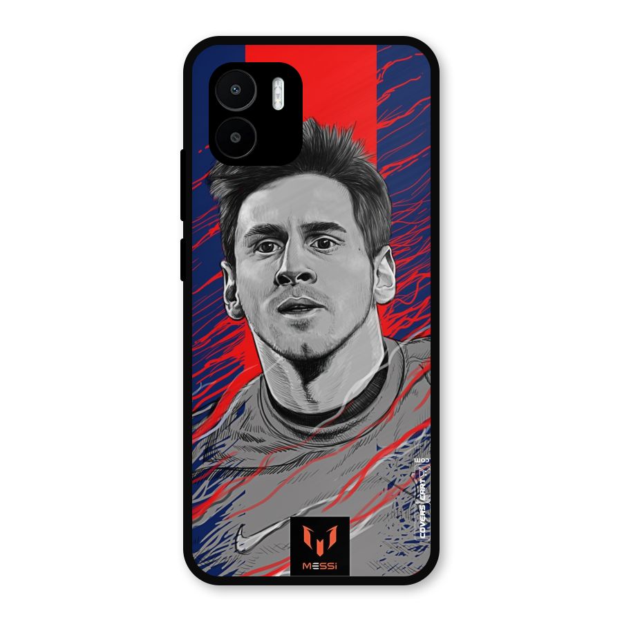 Messi For FCB Metal Back Case for Redmi A2