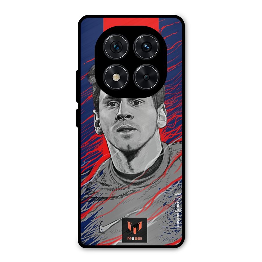 Messi For FCB Metal Back Case for Redmi Note 14 Pro 5G