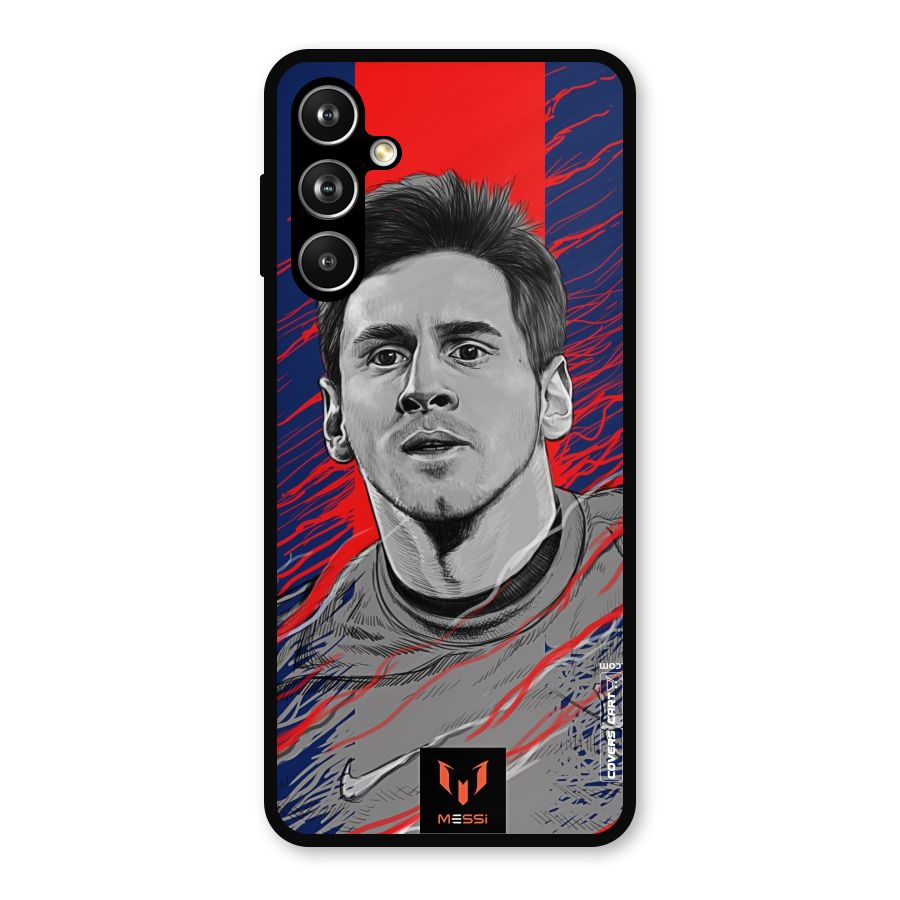Messi For FCB Metal Back Case for Samsung Galaxy M54