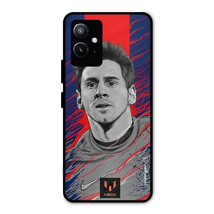 Messi For FCB Metal Back Case for Vivo T1 5G