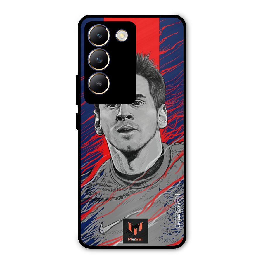 Messi For FCB Metal Back Case for Vivo T3 5G
