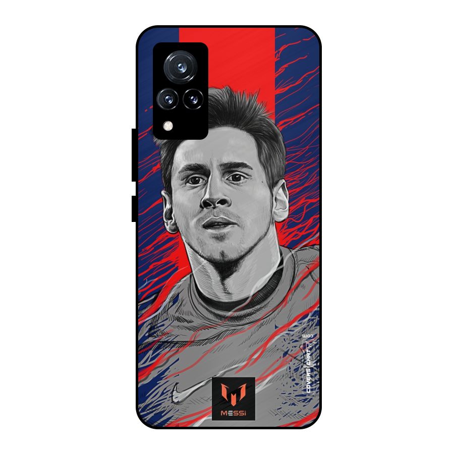 Messi For FCB Metal Back Case for Vivo V21 5G
