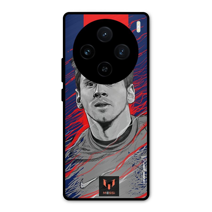 Messi For FCB Metal Back Case for Vivo X100