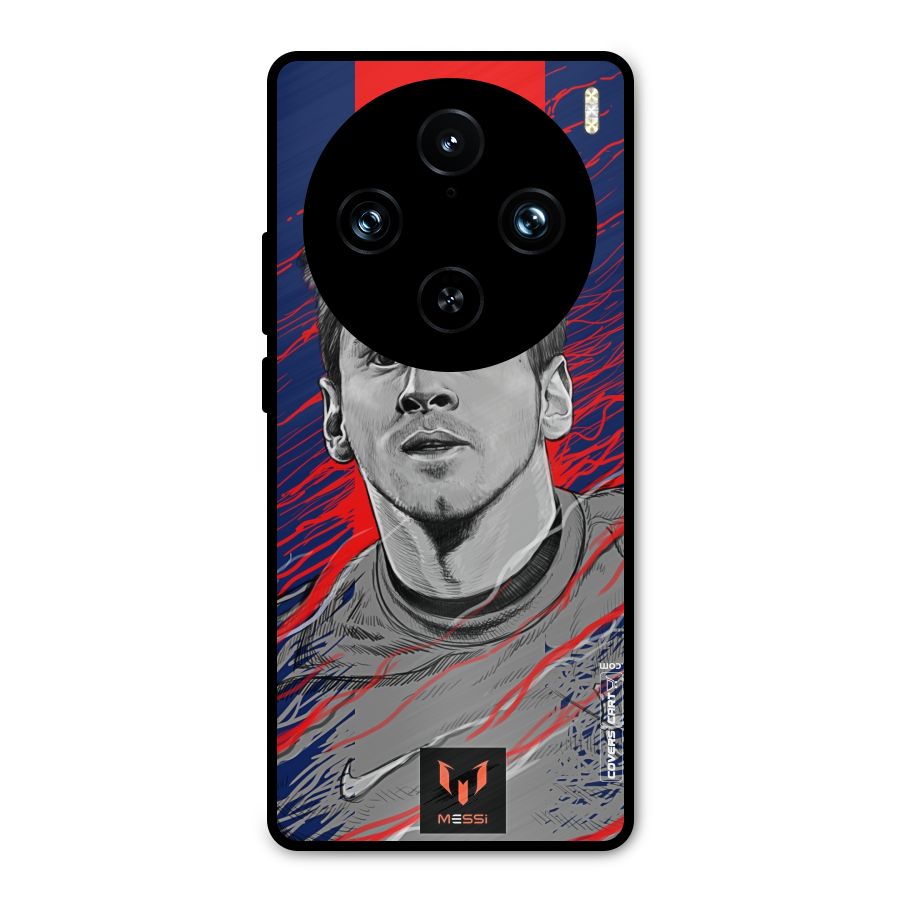 Messi For FCB Metal Back Case for Vivo X100 Pro