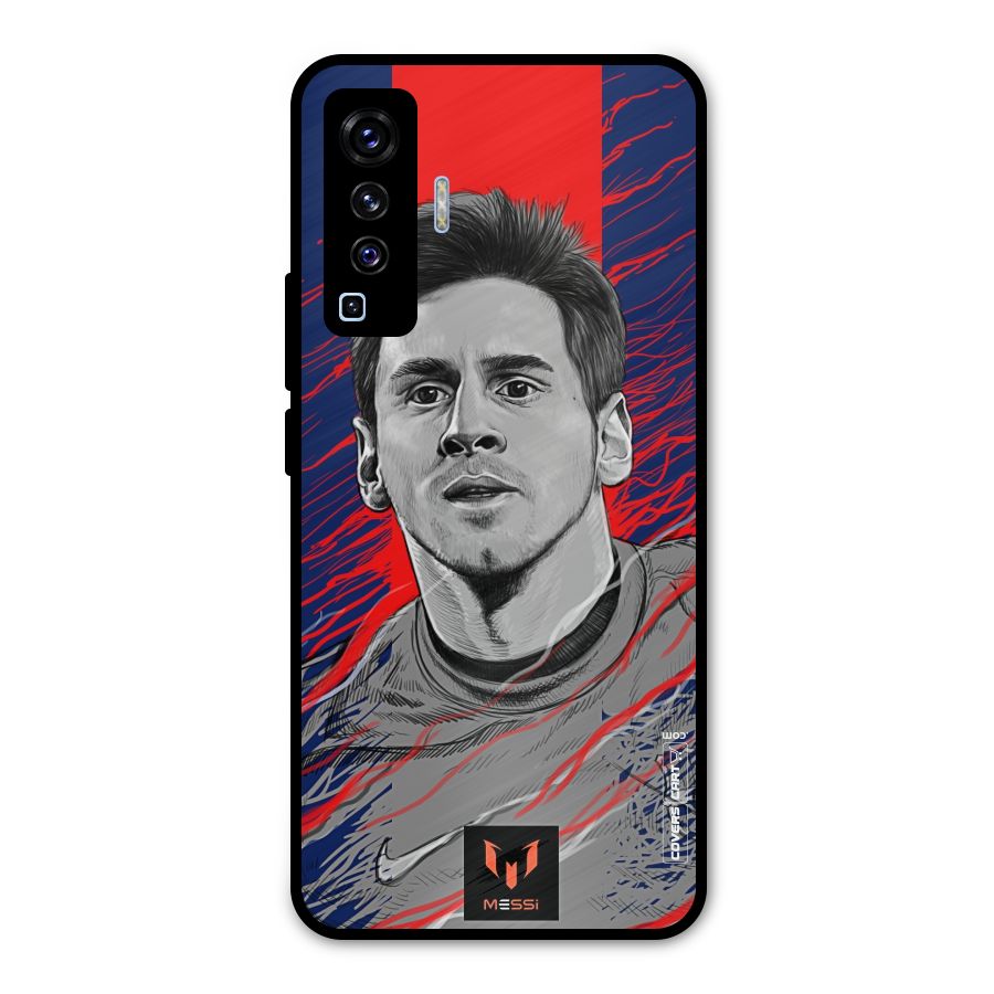 Messi For FCB Metal Back Case for Vivo X50