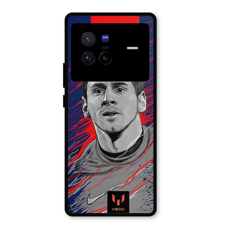 Messi For FCB Metal Back Case for Vivo X80