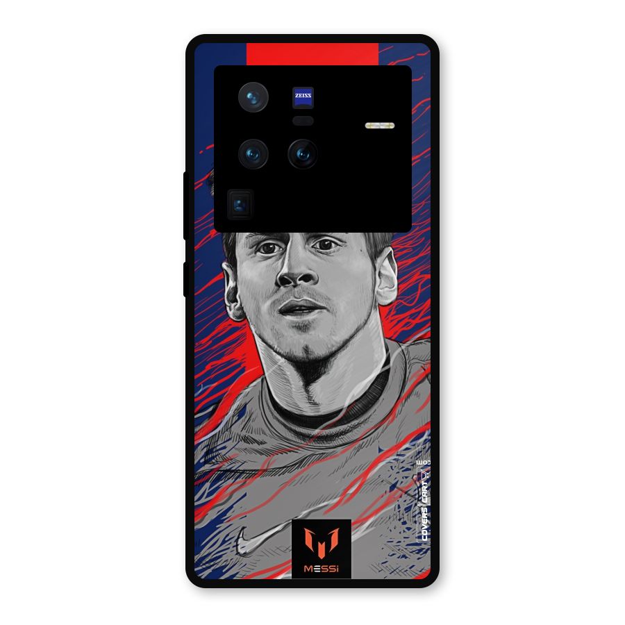 Messi For FCB Metal Back Case for Vivo X80 Pro