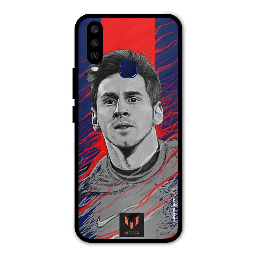 Messi For FCB Metal Back Case for Vivo Y15
