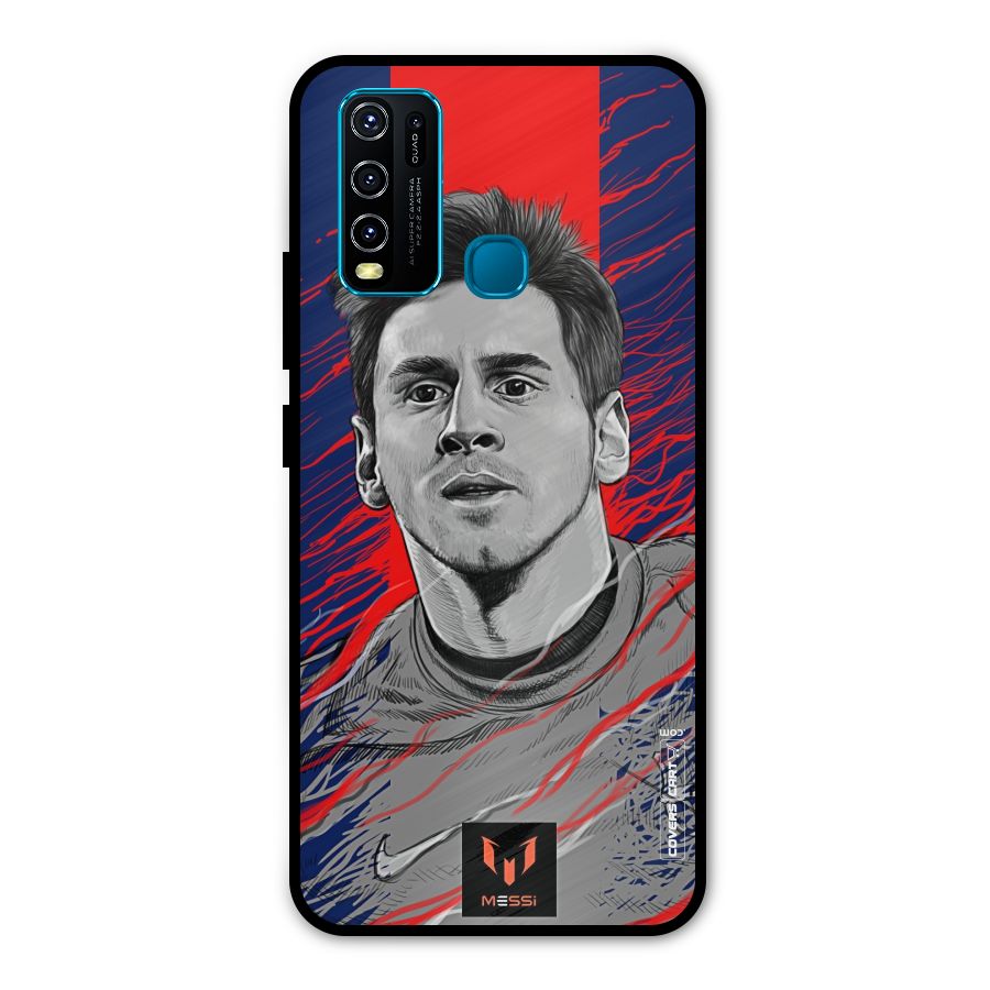 Messi For FCB Metal Back Case for Vivo Y30
