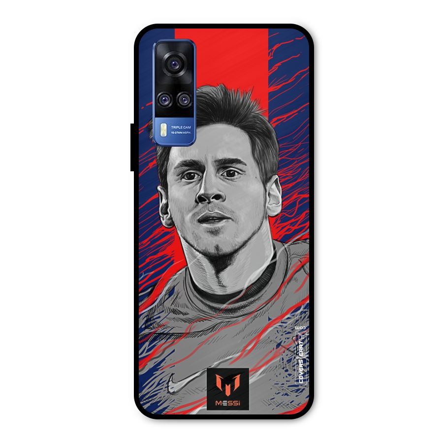 Messi For FCB Metal Back Case for Vivo Y51A