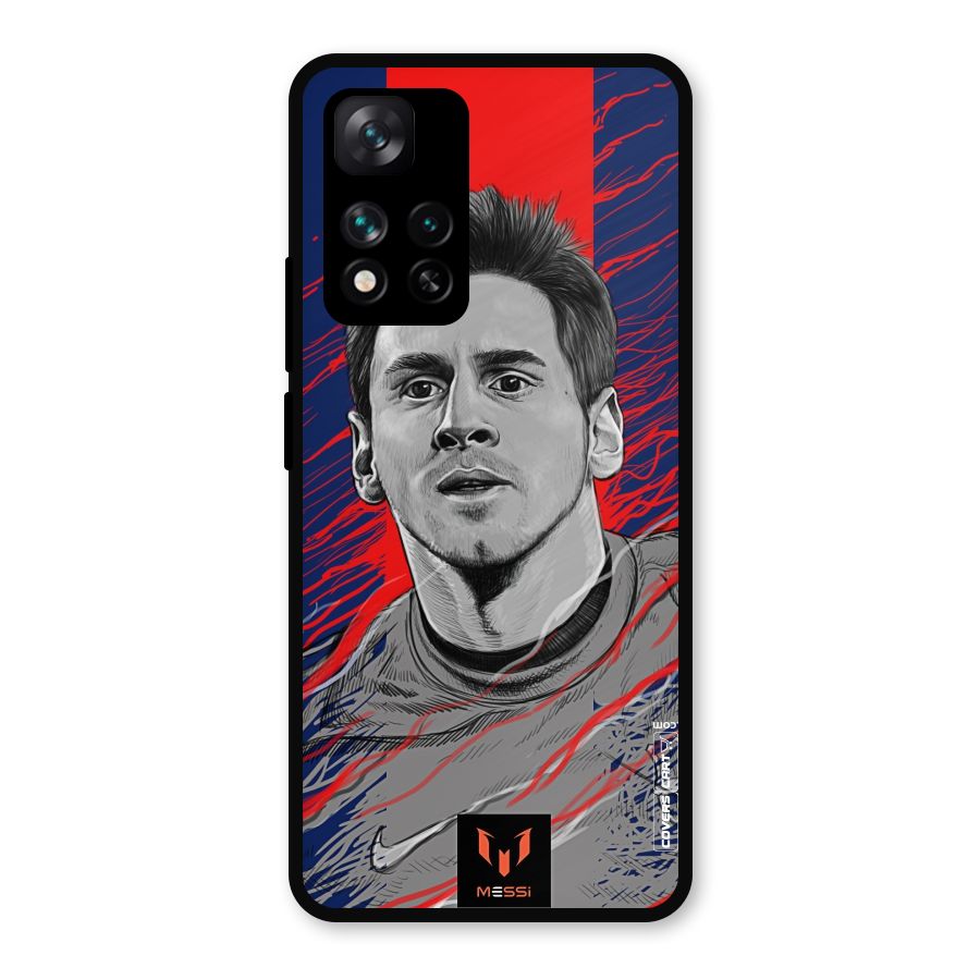 Messi For FCB Metal Back Case for Xiaomi 11i 5G