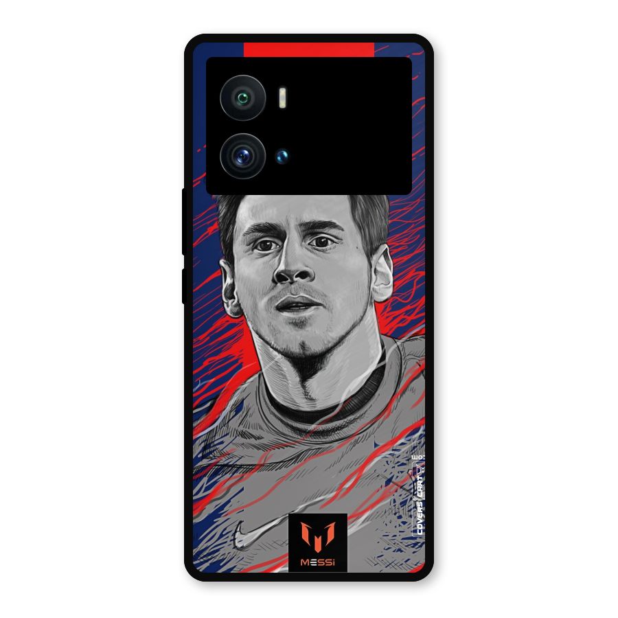 Messi For FCB Metal Back Case for iQOO 9 Pro
