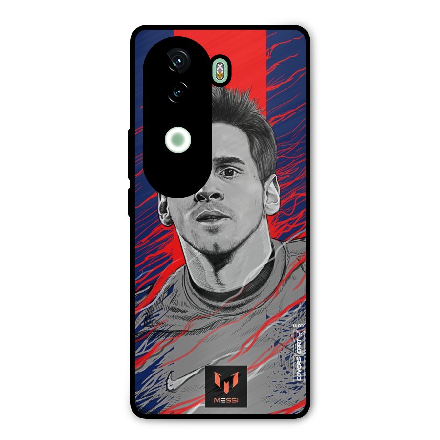 Messi For FCB Metal Back Case for iQOO Z9s