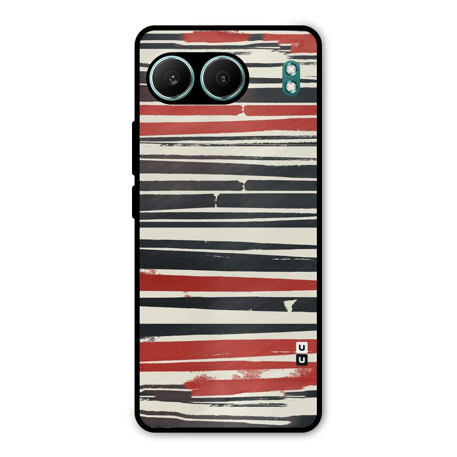 Messy Vintage Stripes Metal Back Case for OnePlus Nord 4