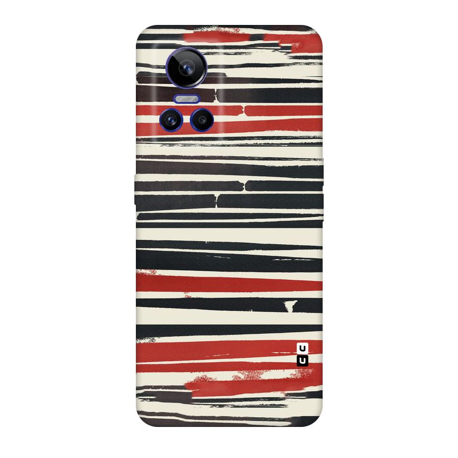 Messy Vintage Stripes Original Polycarbonate Back Case for Realme GT Neo 3