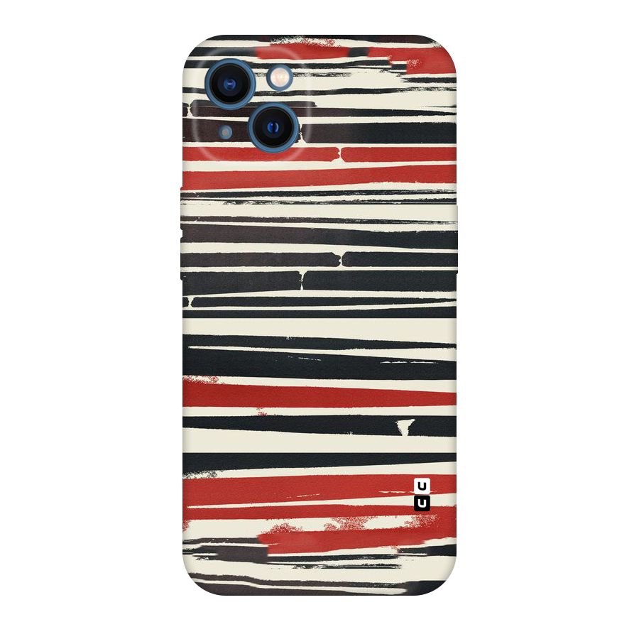 Messy Vintage Stripes Original Polycarbonate Back Case for iPhone 13