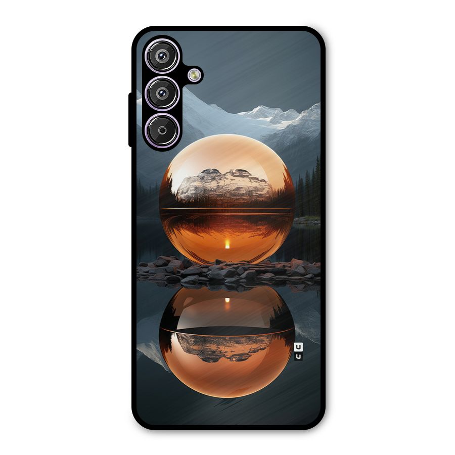 Metal Moon Metal Back Case for Galaxy F15