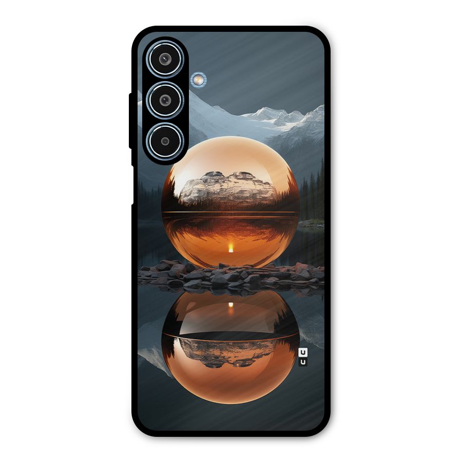 Metal Moon Metal Back Case for Galaxy M35