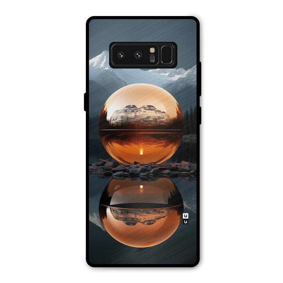 Metal Moon Metal Back Case for Galaxy Note 8