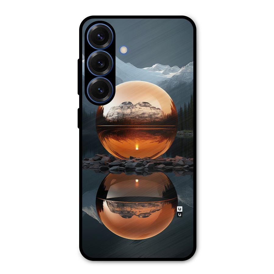 Metal Moon Metal Back Case for Galaxy S25