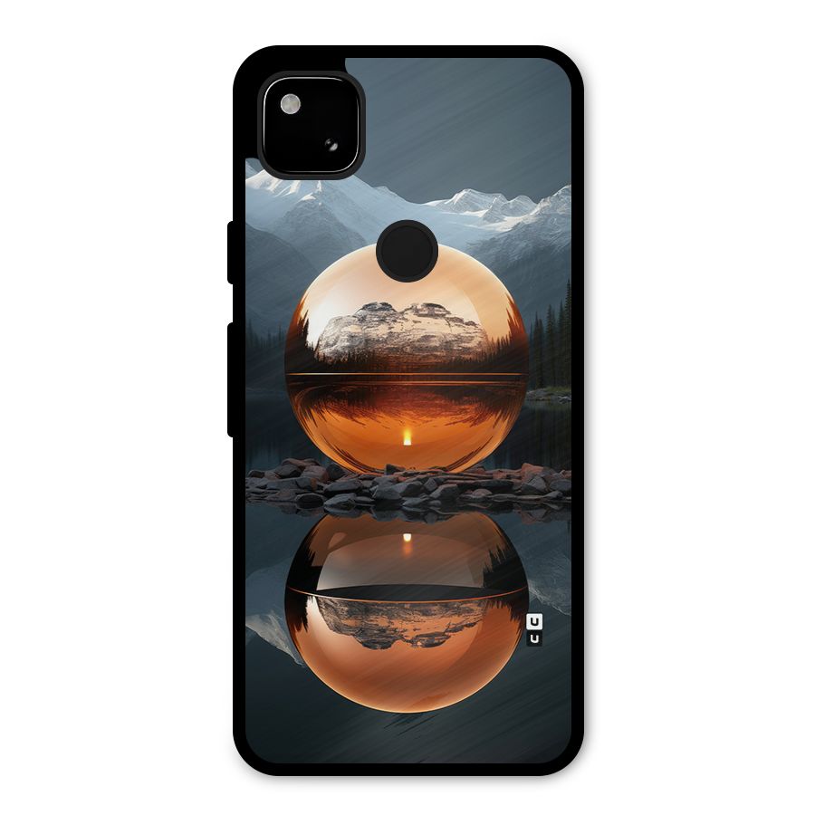 Metal Moon Metal Back Case for Google Pixel 4a