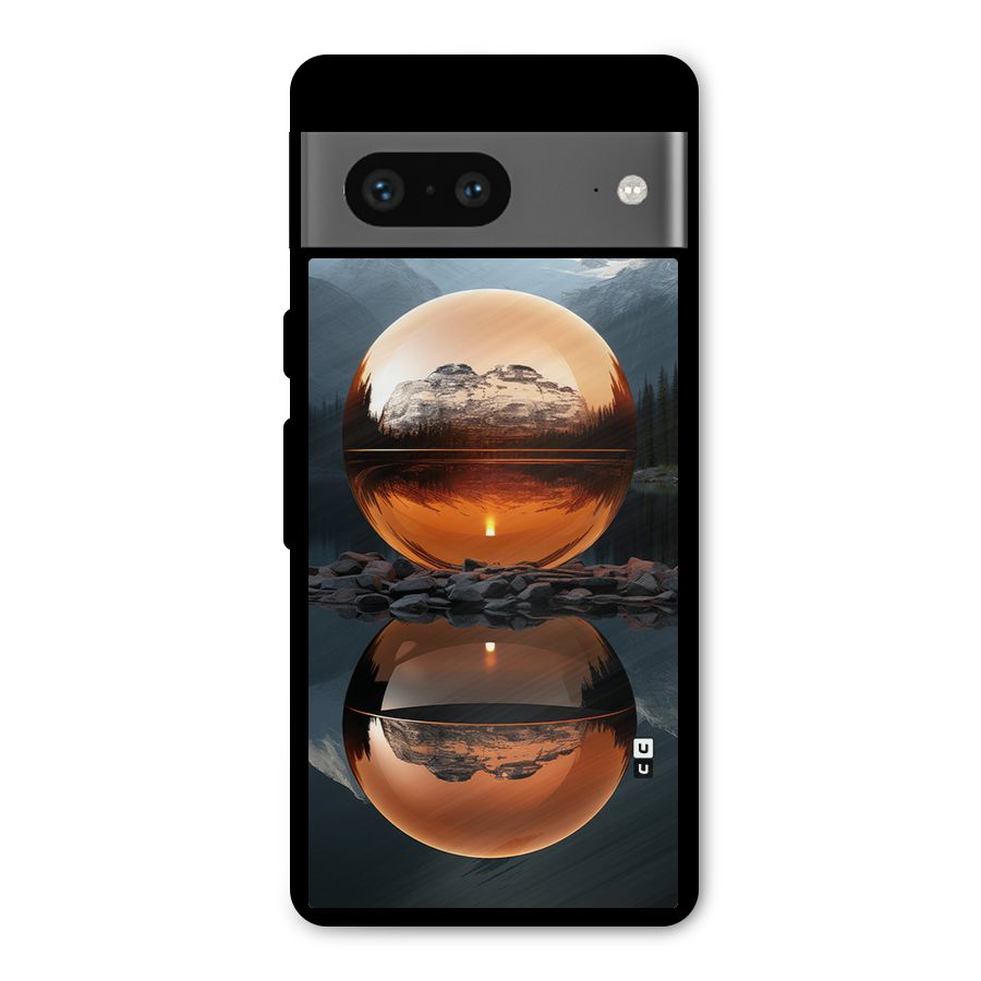 Metal Moon Metal Back Case for Google Pixel 7