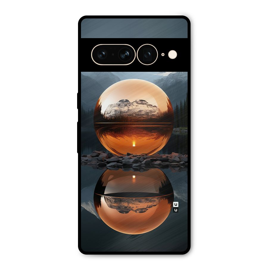 Metal Moon Metal Back Case for Google Pixel 7 Pro