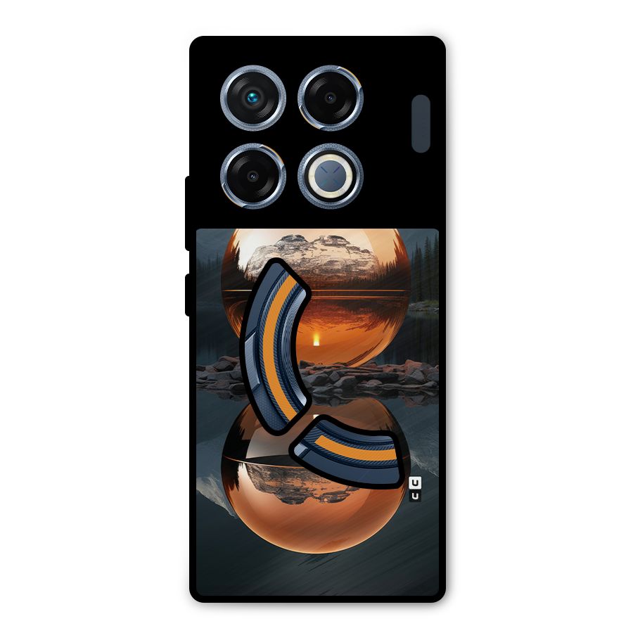 Metal Moon Metal Back Case for Infinix GT 20 Pro