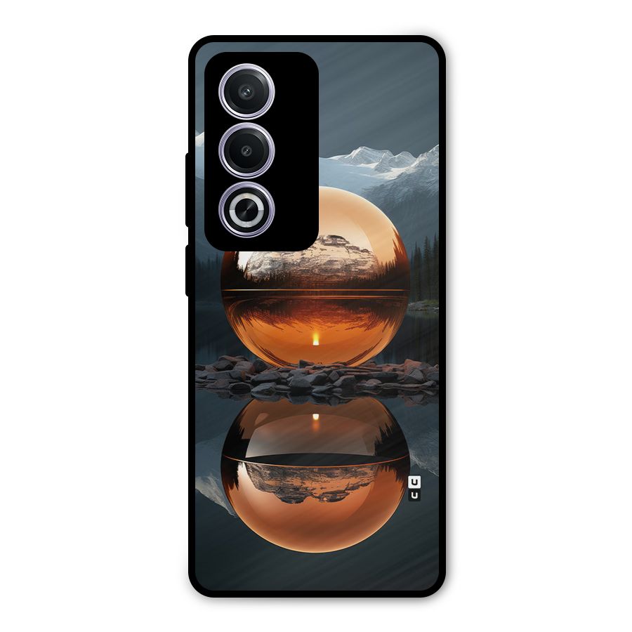 Metal Moon Metal Back Case for Oppo A3 Pro